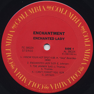 Enchantment / Enchanted Lady label