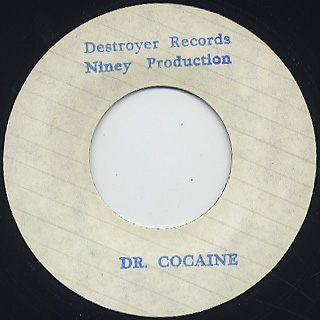 Niney & The Destroyers / Music Police c/w Dr Cocaine label
