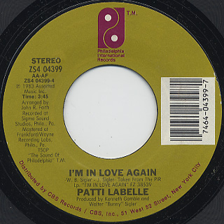 Patti Labelle / Love, Need And Want You back