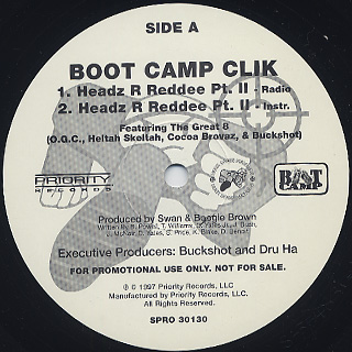 Boot Camp Clik / Headz R Reddee Pt. Ⅱ back