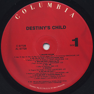 Destiny's Child / S.T. label