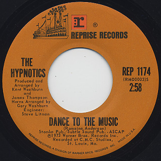 Hypnotics / Dance To The Music front