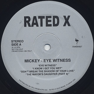 Mickey / Eye Witness label