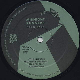 Midnight Runners / Open Labs label