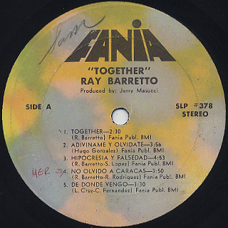 Ray Barretto / Together label