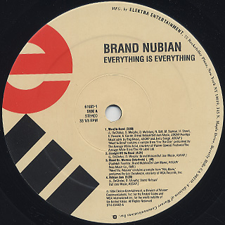 Brand Nubian / Everything Is Everything label