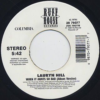 Lauryn Hill / Ex-Factor c/w When It Hurts So Bad back