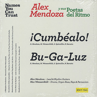 Alex Mendoza y sus Poetas del Ritmo / ¡Cumbéalo! back