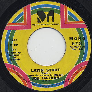 Joe Bataan / Latin Strut (45) front