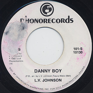 L.V. Johnson / We Belong Together c/w Danny Boy back