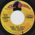 Leroy Hutson / When You Smile c/w Getting It On