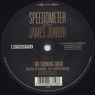Speedometer / No Turning Back back