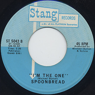 Spoonbread / How Can You Mend A Broken Heart c/w I'm The One back