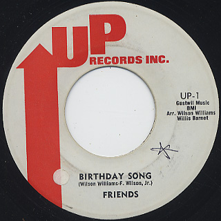Friends / Birthday Song c/w No You - No Me! front