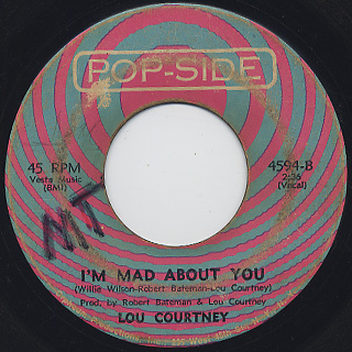 Lou Courtney / Hey Joyce c/w I'm Mad About You back