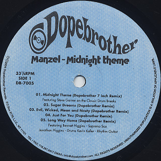Manzel / Midnight Theme label