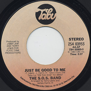 S.O.S. Band / Just Be Good To Me (7