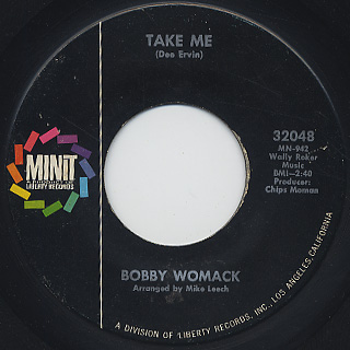 Bobby Womack / Fly Me To The Moon (In Other Words) c/w Take Me back