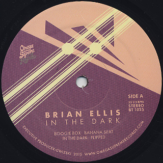 Brian Ellis / In The Dark label