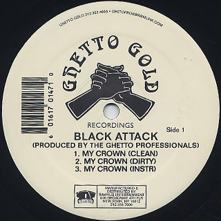 Black Attack / My Crown c/w Correct Technique back