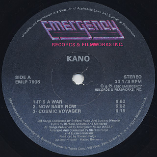 Kano / S.T. label