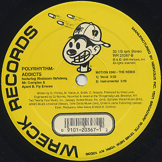 Polyrhythm Addicts / Motion 2000 label
