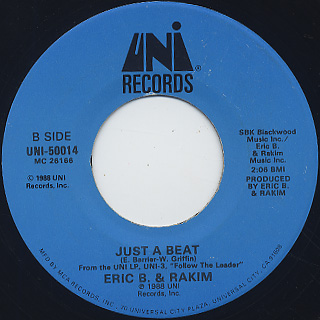 Eric B. & Rakim / The R c/w Just A Beat back