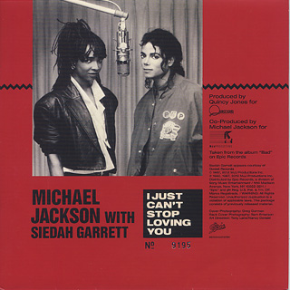 Michael Jackson / I Just Can't Stop Loving You back