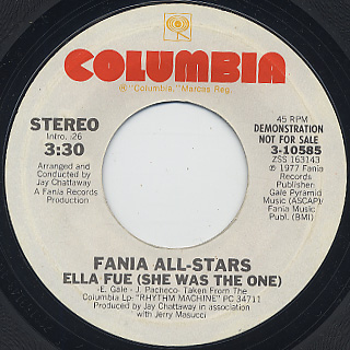 Fania All Stars / Ella Fue (She Was The One) front