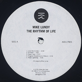 Mike Lundy / The Rhythm Of Life label