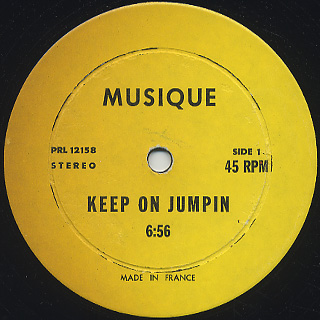 Musique / Keep On Jumpin front