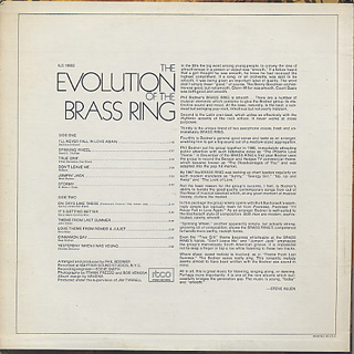 Brass Ring ‎/ The Evolution Of The Brass Ring back