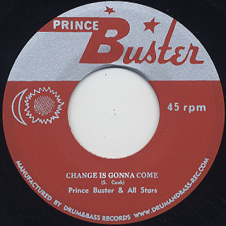 Prince Buster & All Stars / Change Is Gonna Come front