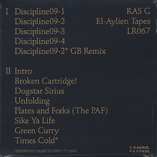 Ras G / El-Aylien Tapes back
