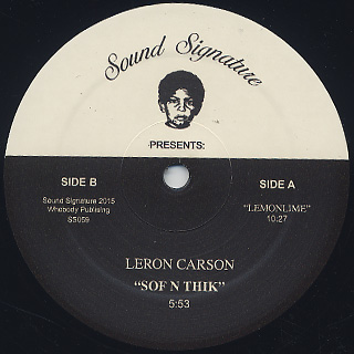 Leron Carson / Lemonlime label