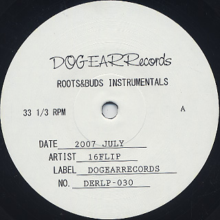 16Flip / Roots & Buds Instrumentals LP front
