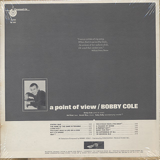 Bobby Cole / A Point Of View back