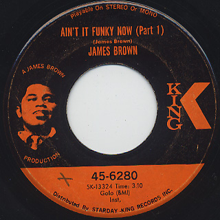 James Brown / Ain't It Funky Now (Part1 & Part2) front
