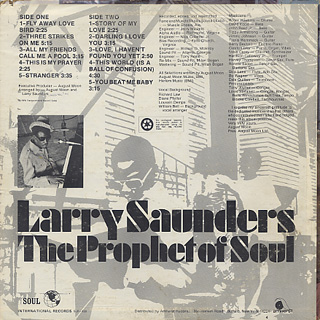 Larry Saunders / The Prophet Of Soul back