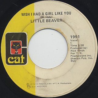 Little Beaver / Wish I Had A Girl Like You c/w Six Foot Hole front
