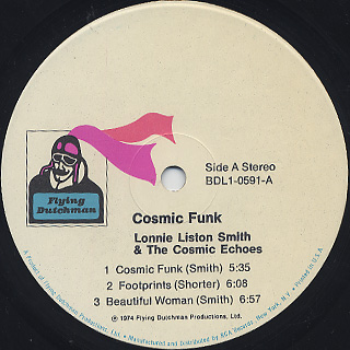 Lonnie Liston Smith And The Cosmic Echoes / Cosmic Funk label