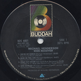 Michael Henderson / Wide Receiver label