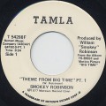 Smokey Robinson / Theme From Big Time Pt.1 c/w Pt.2