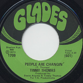 Timmy Thomas / People Are Changin' c/w Rainbow Power front