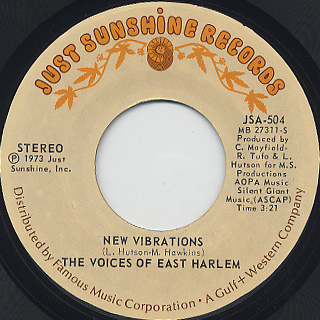 Voices Of East Harlem / New Vibrations c/w Giving Love front