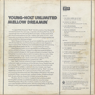 Young-Holt Unlimited / Mellow Dreamin' back