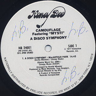 Camouflage / A Disco Symphony label