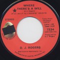 D.J. Rogers / Where There's A Will