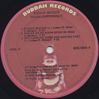Sound Experience / Boogie Woogie label