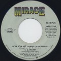 T.S. Monk / Bon Bon Vie (gimme The Good life) c/w Stay Free Of His Love